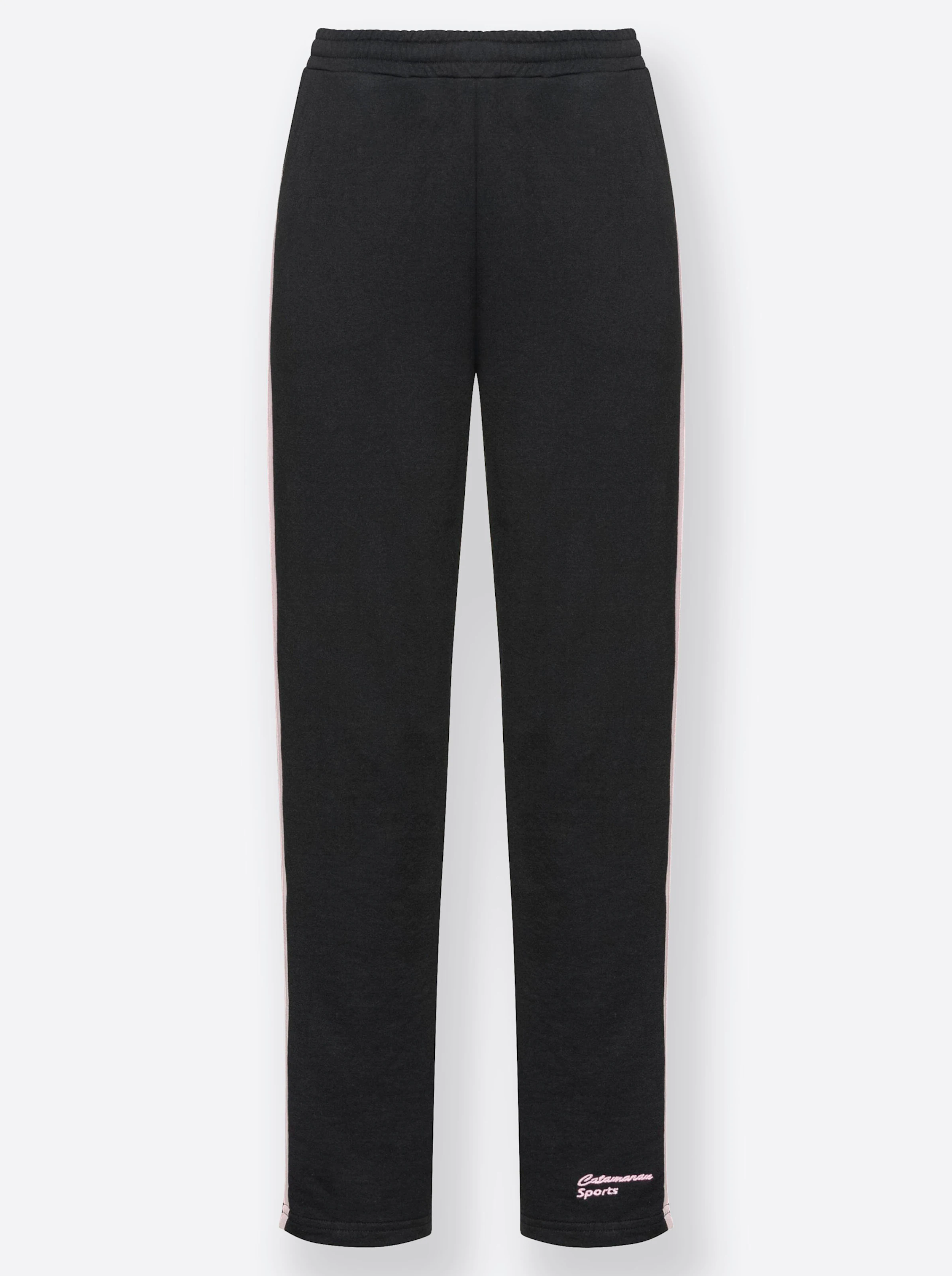Catamaran Sports Freizeithose in schwarz-rosé