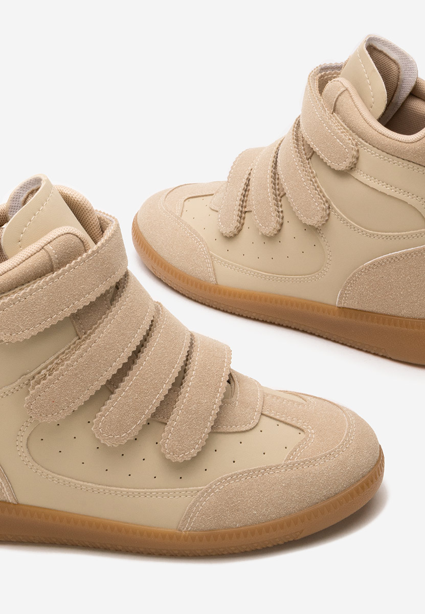 Baskets montantes kaki Fluvia