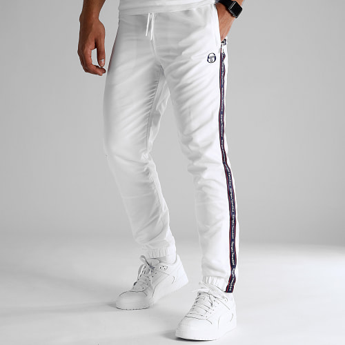 Pantalon Jogging A Bandes Meridiano 39732 Blanc