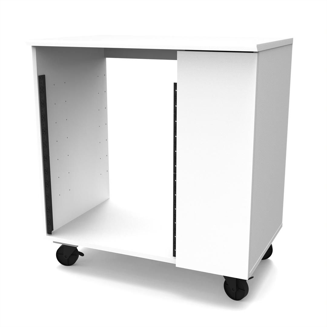 Glorious Modular Side Rack White voor Sound Desk en Workbench