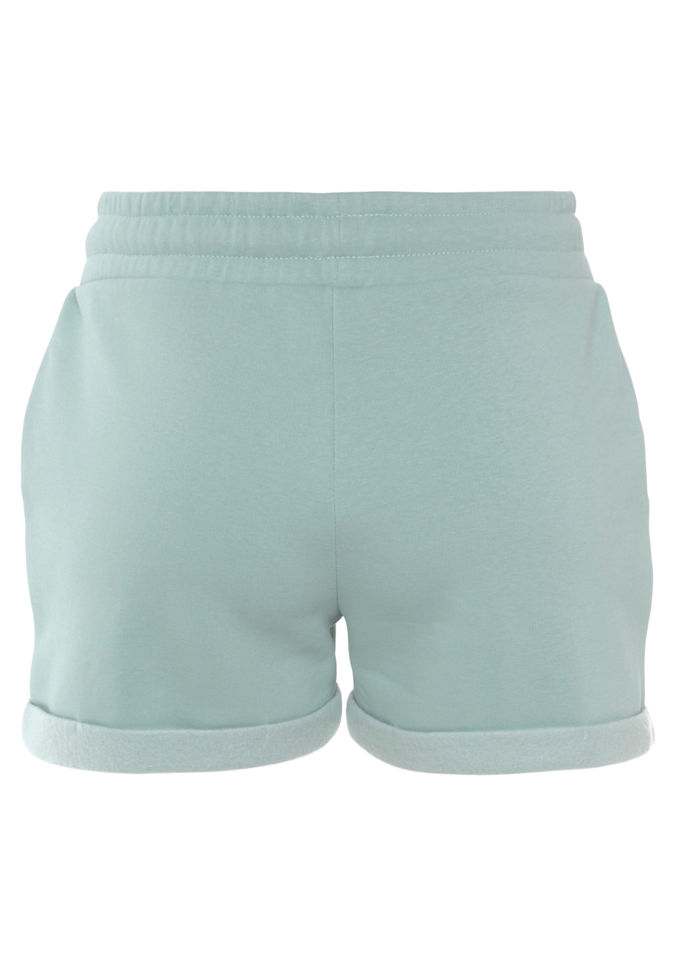 LASCANA Relaxshorts  mit seitlichen Taschen und Logostickerei, Loungewear
