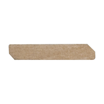 Agnes plint MDF wit linnen 8x45 mm 260 cm
