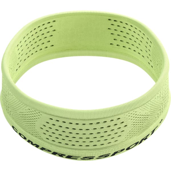 Bandeau running COMPRESSPORT THIN HEADBAND ON/OFF SHADOW LIME