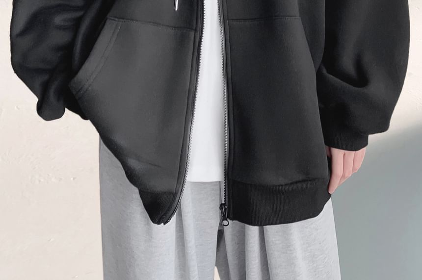 emeisa - Hoodie met trekkoord en ritssluiting