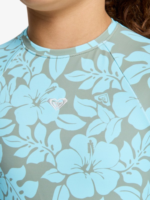Roxy Spirit Maillot une pièce manches longues Vert Filles 6-16 ans
