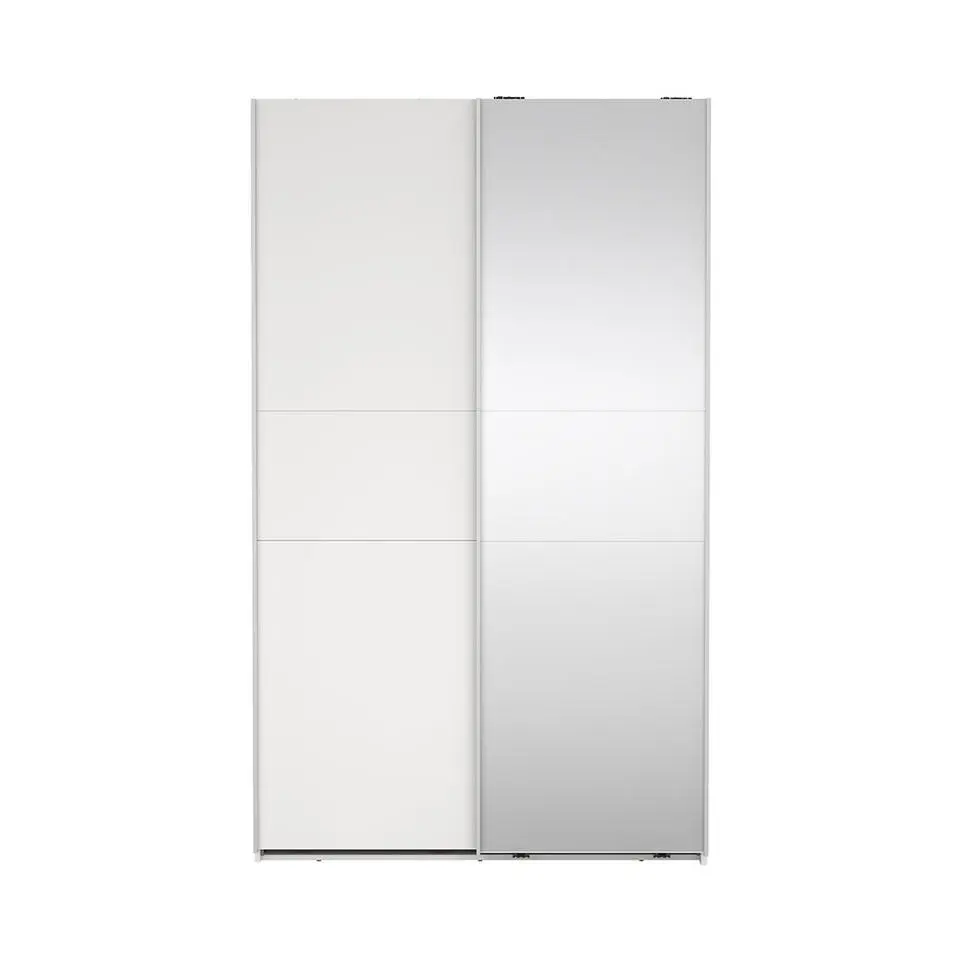 Hioshop Como schuifdeurkast 2 deuren 120x200cm wit