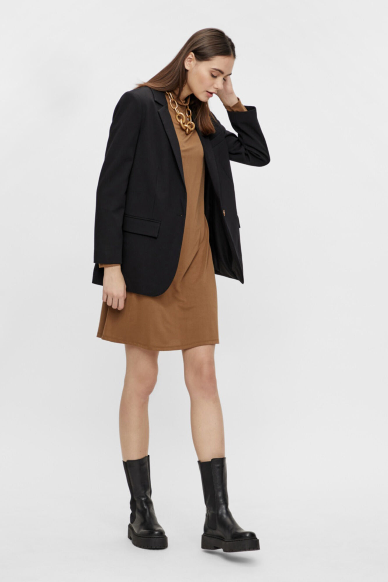 Blazer corte regular - Preto