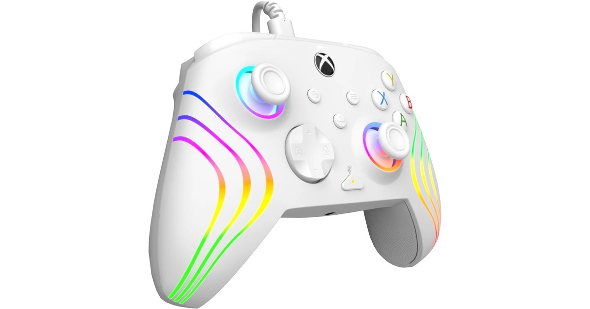 PDPWired Controller - Afterglow Wave  (Wit, Xbox Series X|S, Xbox One, PC)