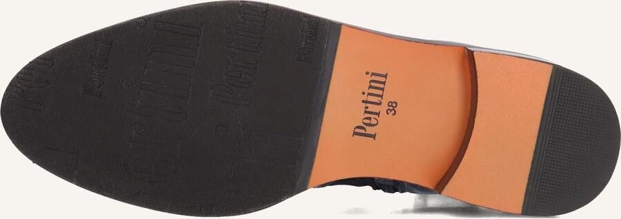 PERTINI Chelsea Boots Dames 33063 Maat: 38 Materiaal: Suède Kleur: Blauw