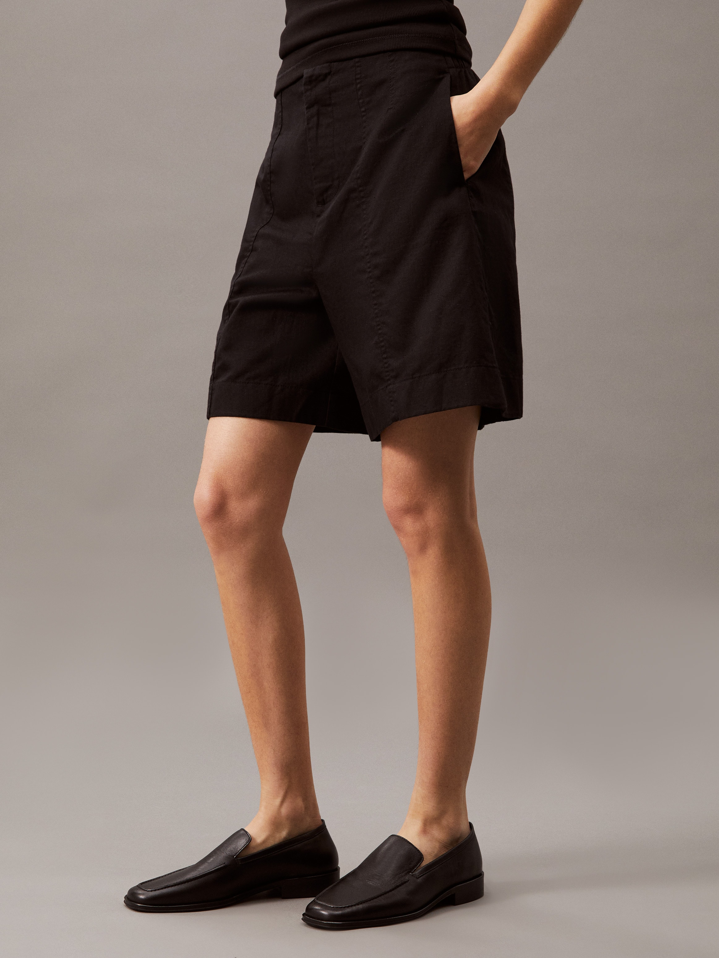 Calvin Klein Jeans Bermudas »SOFT LINEN SHORT«  im Bermuda-Stil