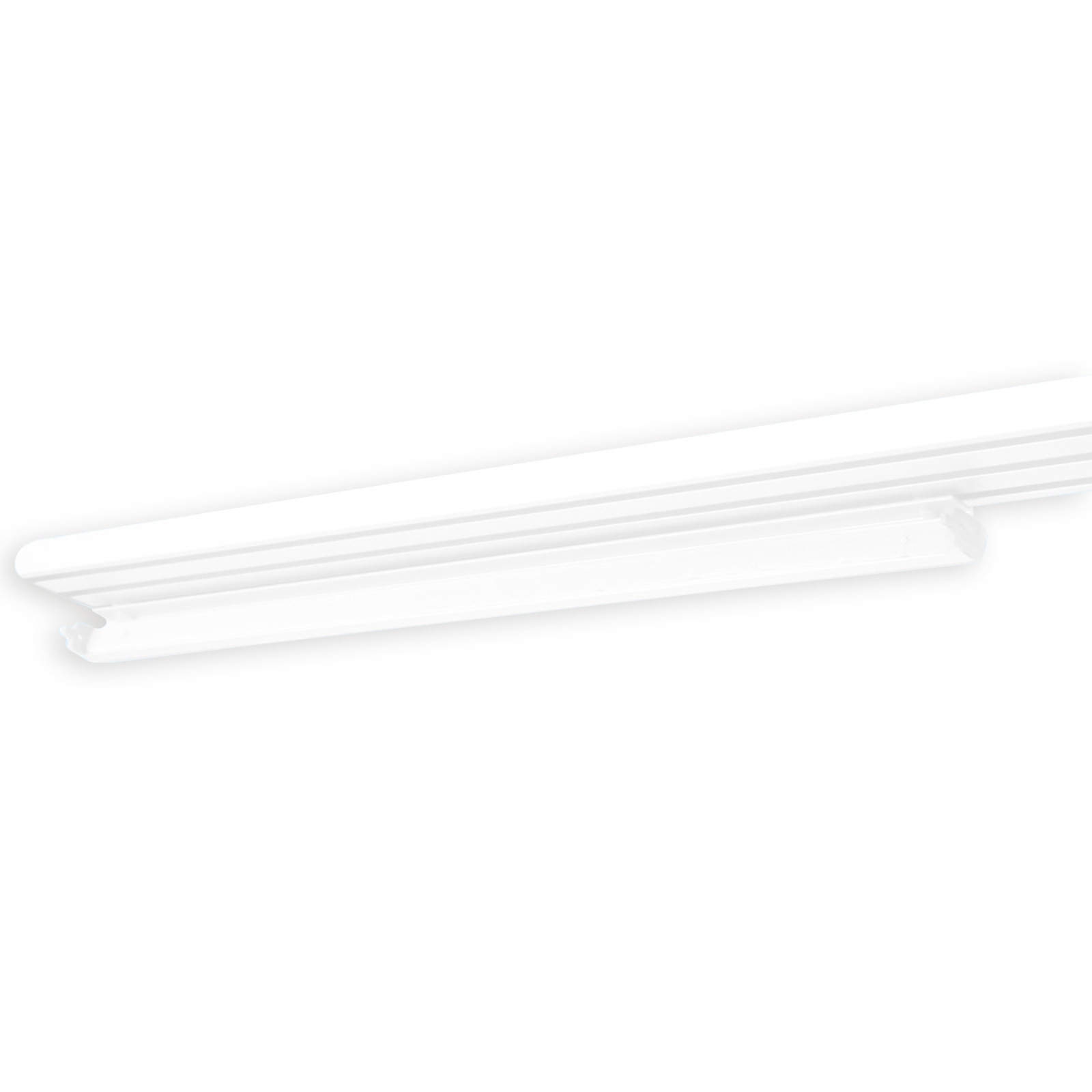 Gardinen-Rollwagenset - weiß - Aluminium - 60 cm