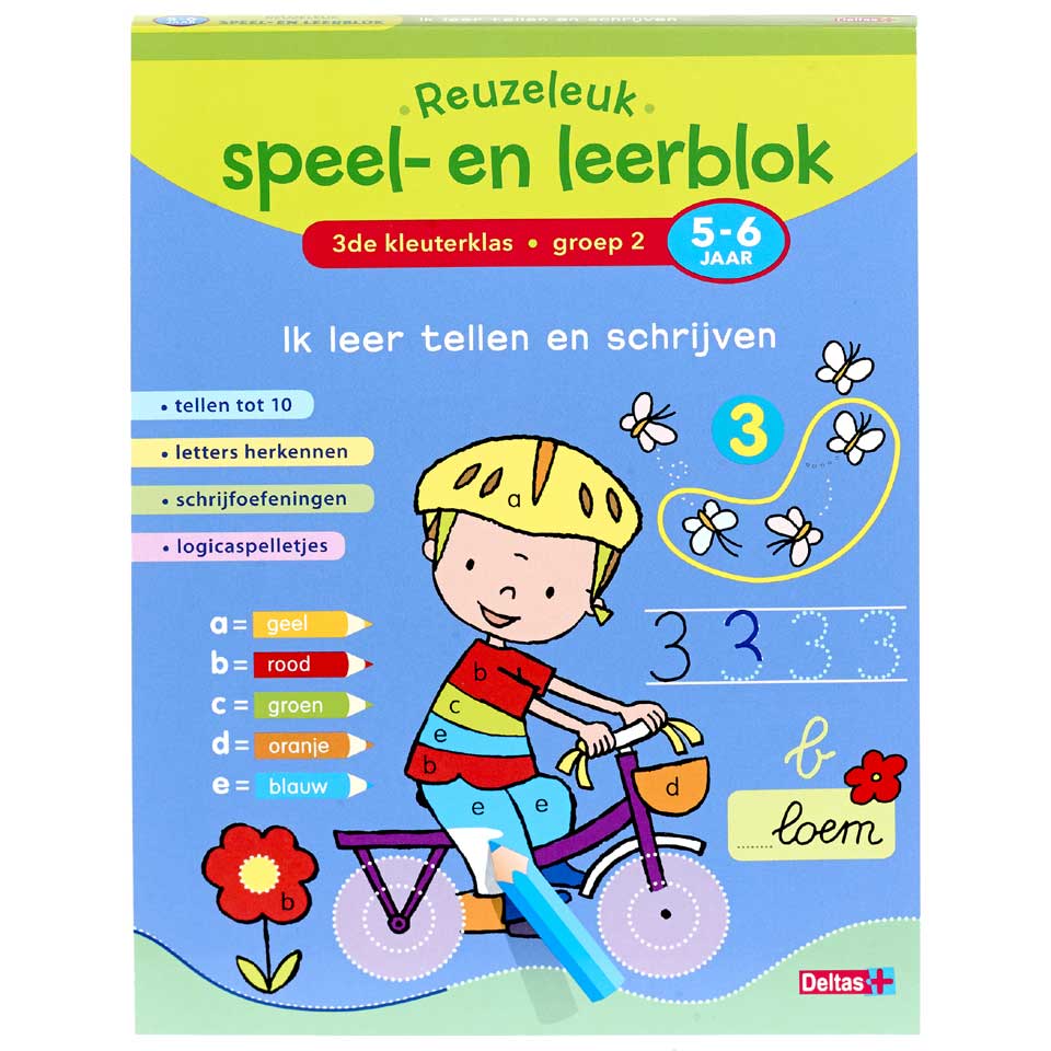 Reuzeleuk speel- en leerblok ik leer tellen en schrijven