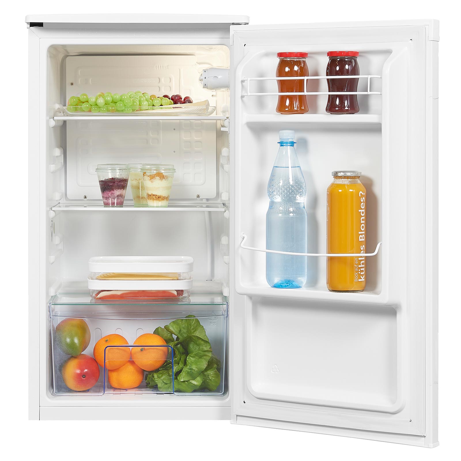 EXQUISIT Stand-Kühlschrank KS 85-V-091 F - weiß