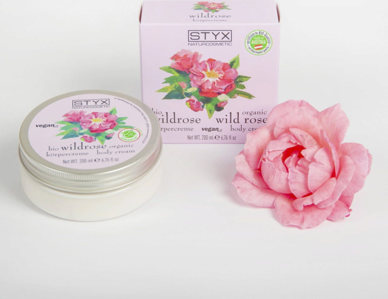 STYX  Wildrose Körpercreme Bio, 200 ml