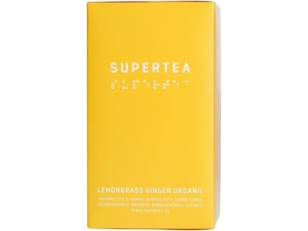 Teministeriet Teministeriet - Supertea Sitrongress Ingefær Økologisk - Te 20 poser