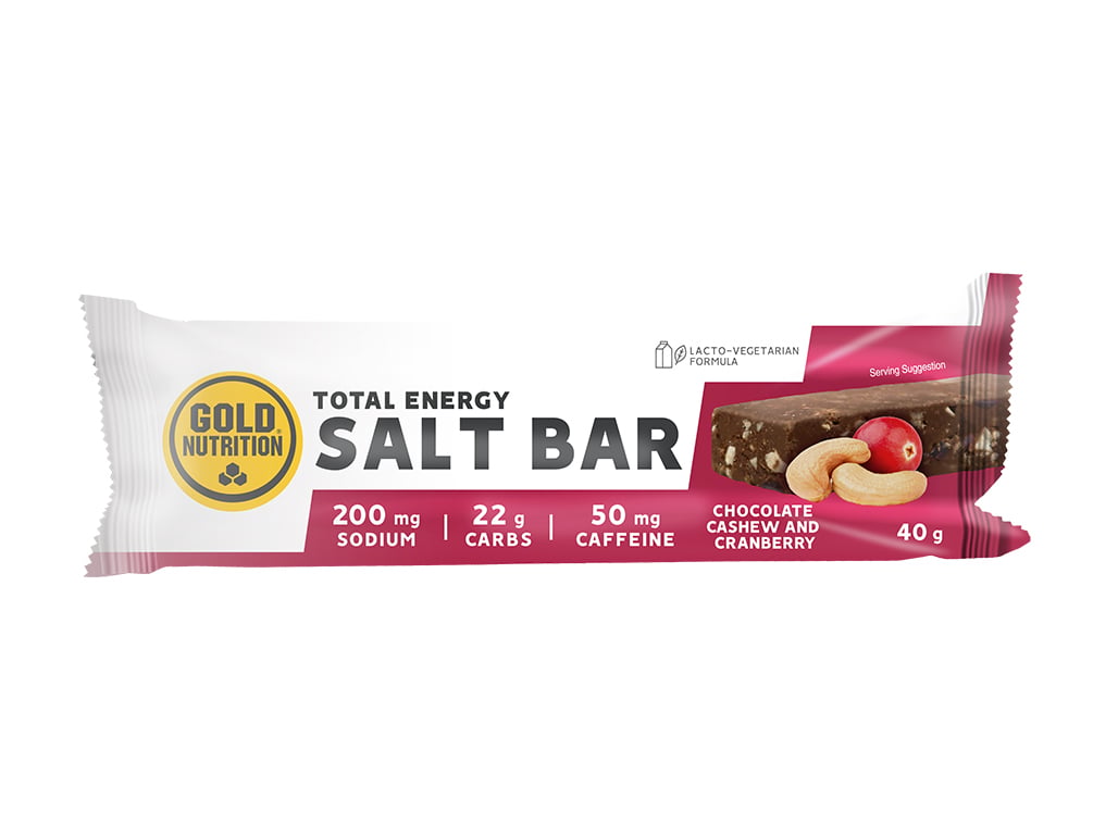 BARRA TOTAL ENER GOLDNUTRITION SALT BAR CHOCO CAJU ARANDO 40G