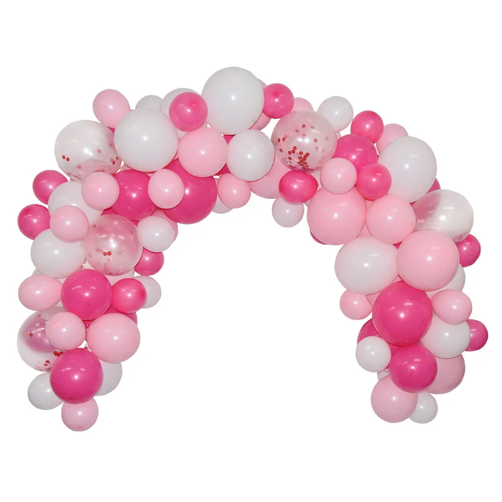 Kit arche de ballons roses 5m
