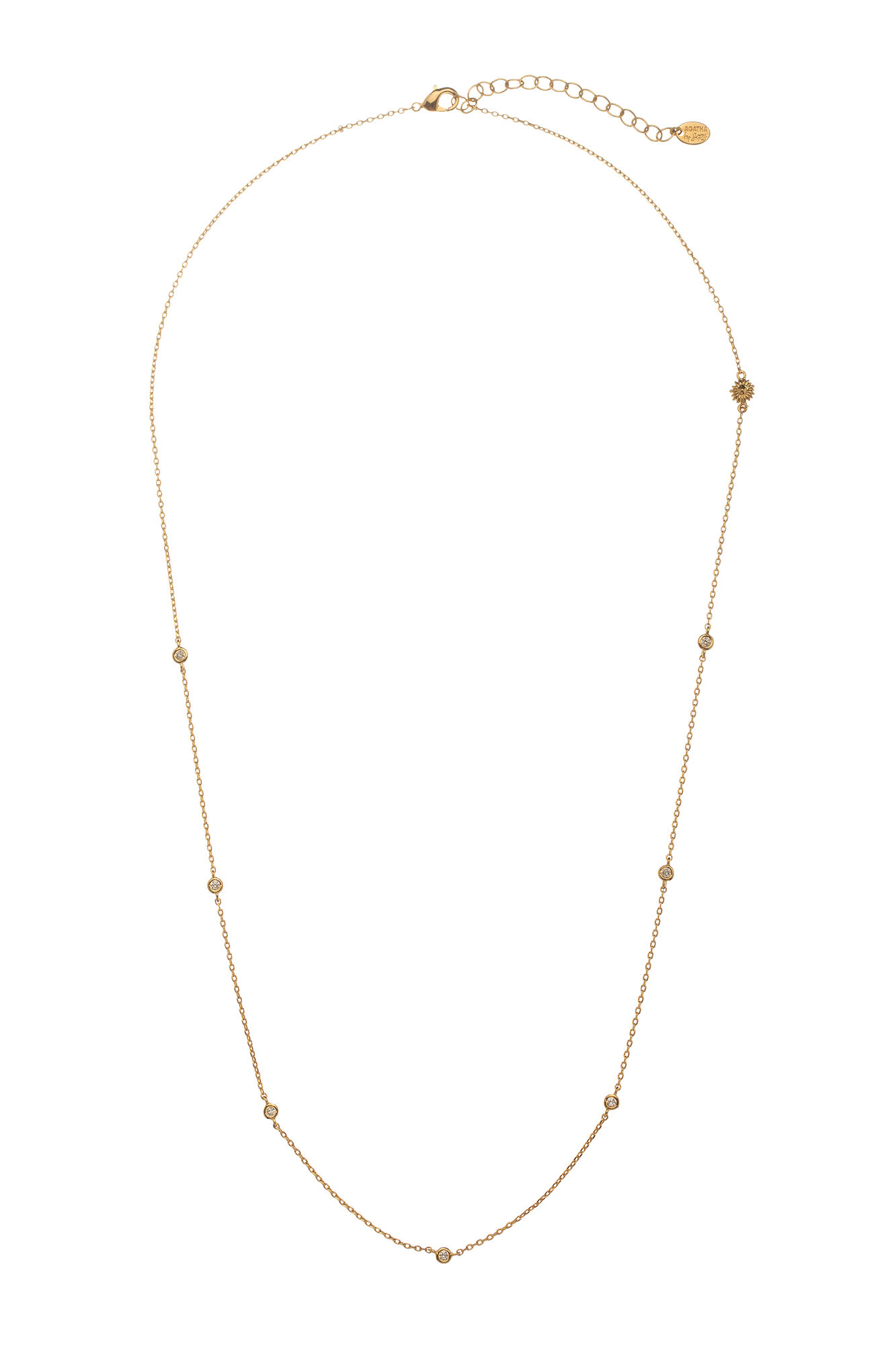 Colar midi ALWAYS - Cristal - Dourado - Dourado