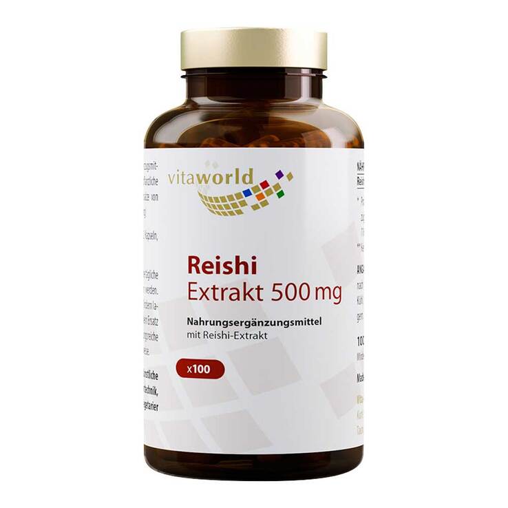 Reishi Extrakt 500 mg Kapseln, 100 St