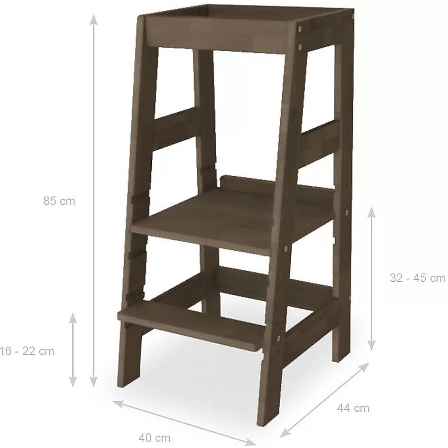 Pinolino Lernturm Fino braun lasiert