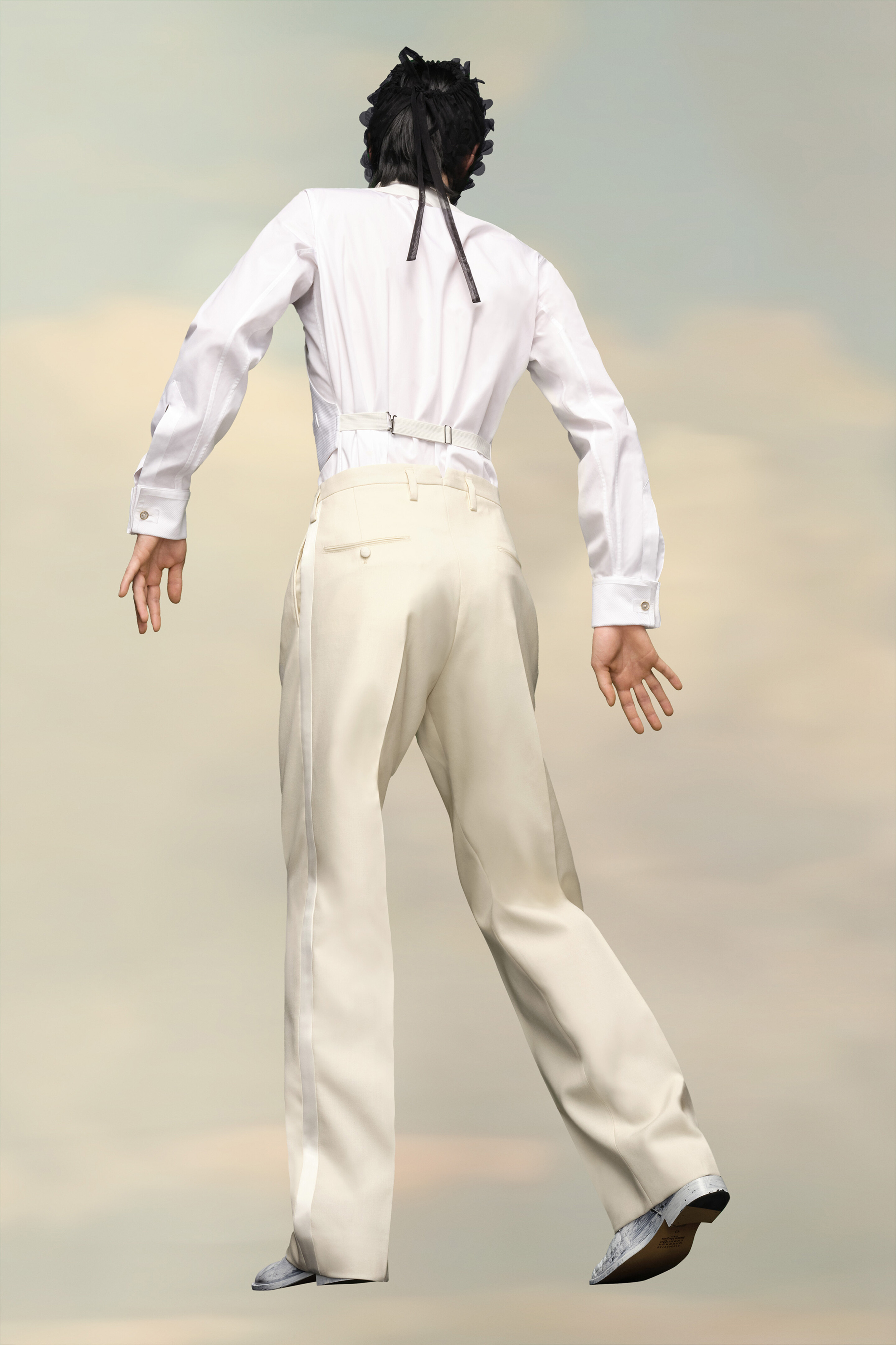 Pantalon plissé