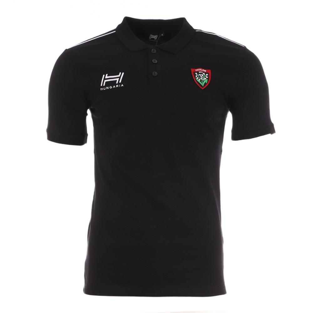 Hungaria RC Toulon Polo Noir Homme Hungaria