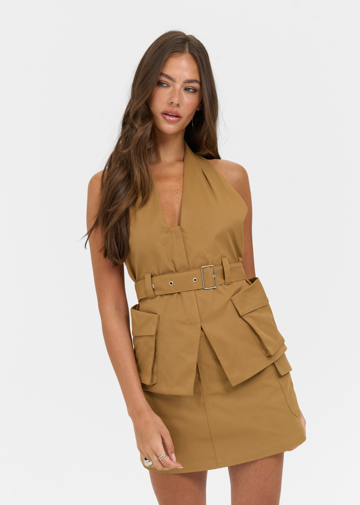 Kaya skort beige