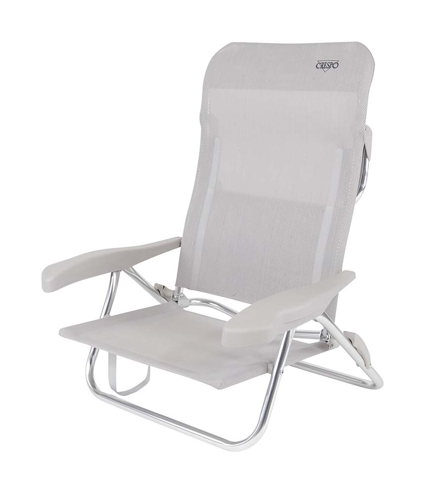 Crespo AL-221 Light Grey strandstoel