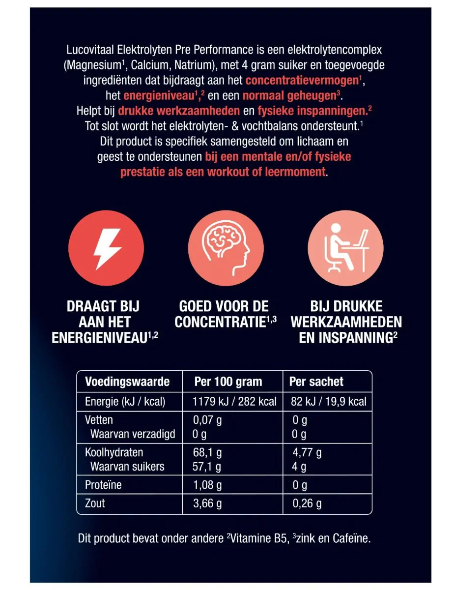 Elektrolyten Pre Performance 10 sachets