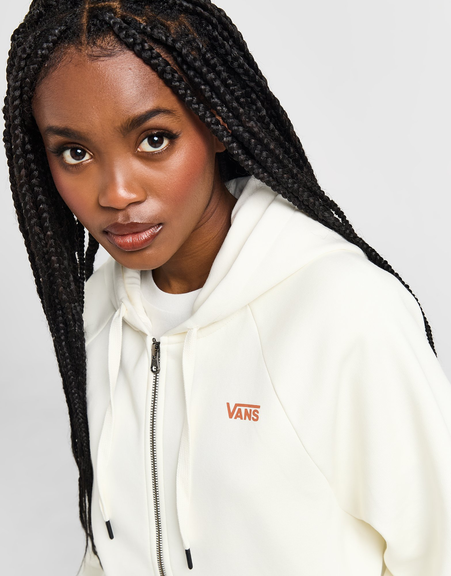 Vans Sweat à Capuce Flower Boxy Femme