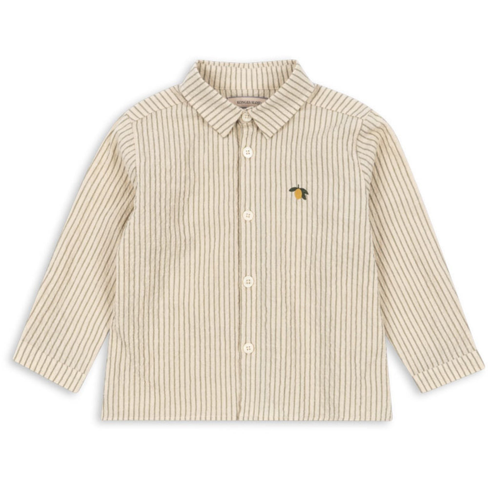 Køb Konges Sløjd Tea Stripe Elliot Ls Skjorte GOTS
