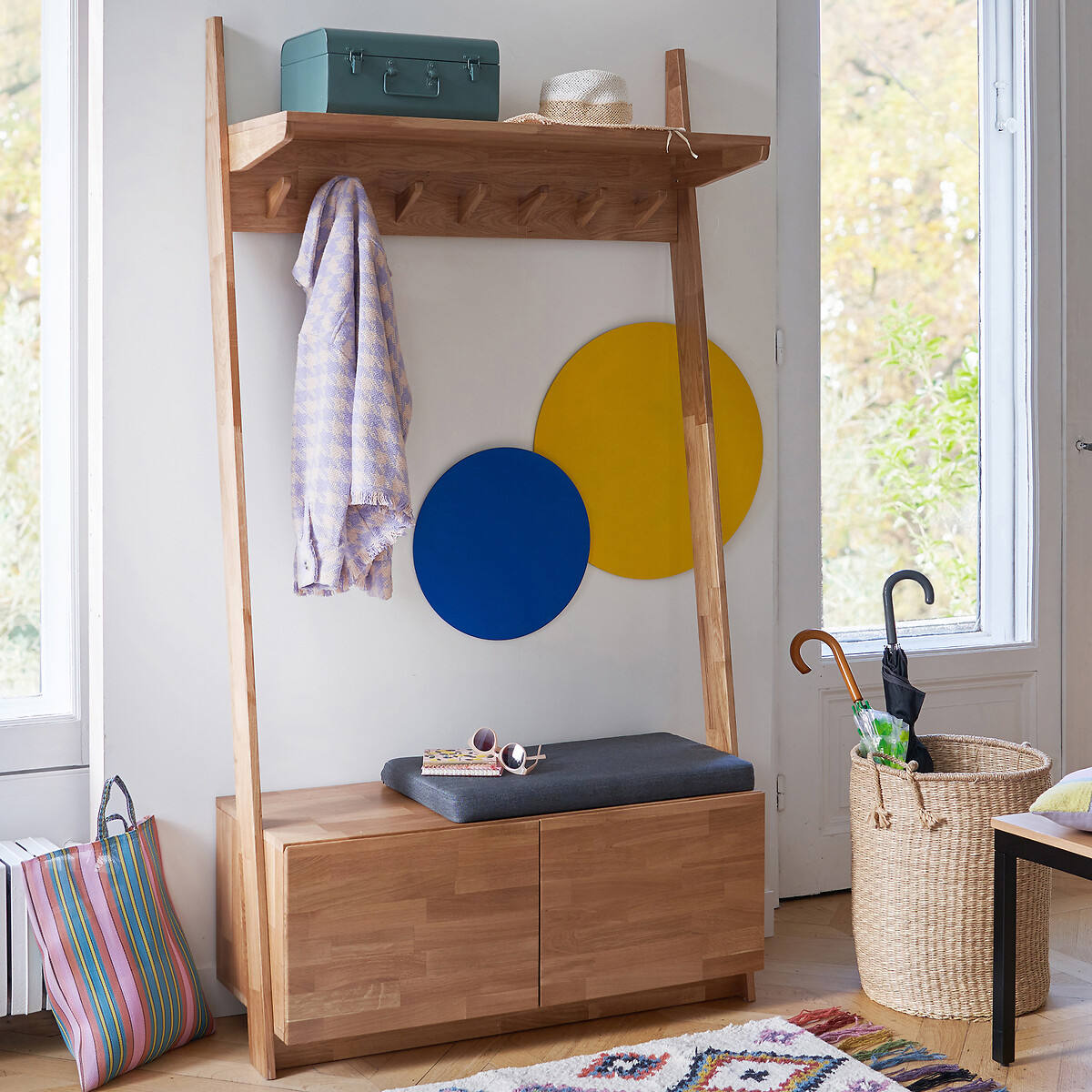 LA REDOUTE INTERIORS<br>Roupeiro 7 klapstokken, Domeno