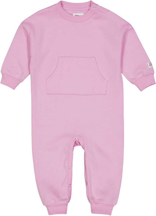 Müsli by Green Cotton Olsen kids sweat bodysuit Bonbon