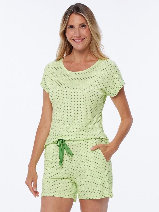 Pyjama mit Tupfen