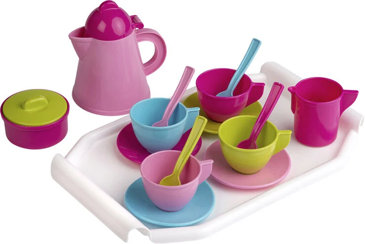 TY KAFFESTEL PLAST 15d-BAKKE Lyserød & multi