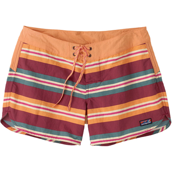 Patagonia Wavefarer Boardshorts - 5 In. Shorts Southern Swell: Marion Red Damen