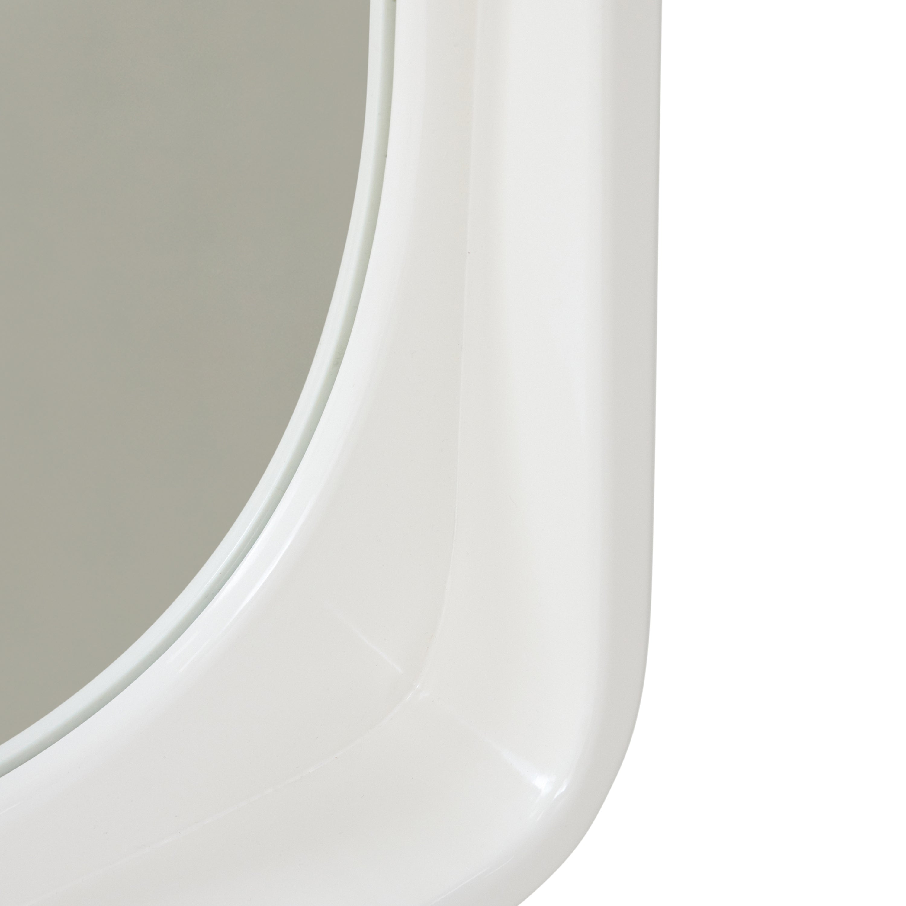 HKliving Curve Spiegel - Eggshell Glossy