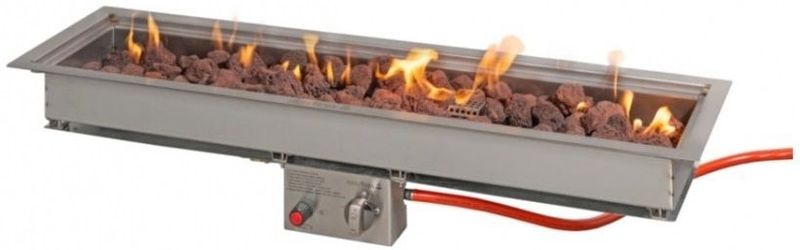 Easy Fires inbouwbrander rechthoek 95x26cm.