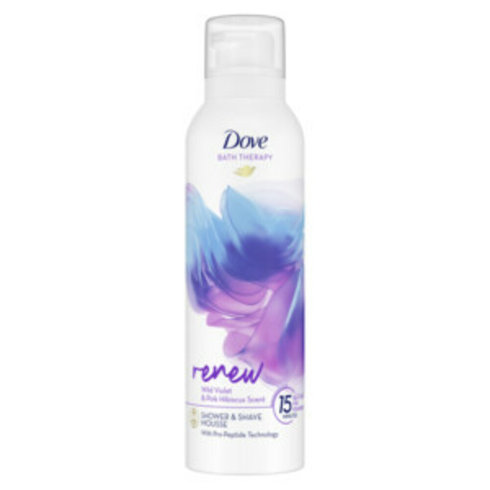 6x Dove Bath Therapy Renew Douche- & Scheerschuim200 ml