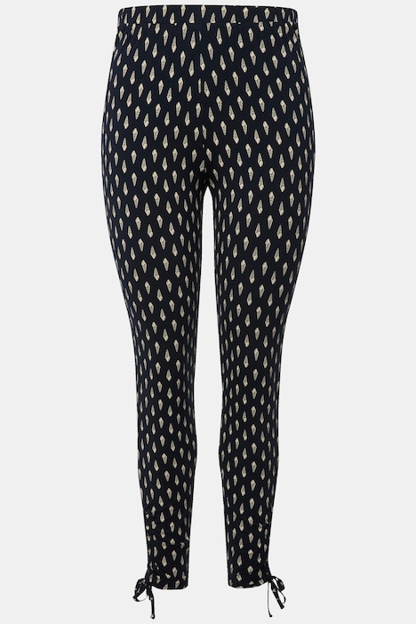 Leggings, Punkte, Raffbänder, Biobaumwolle