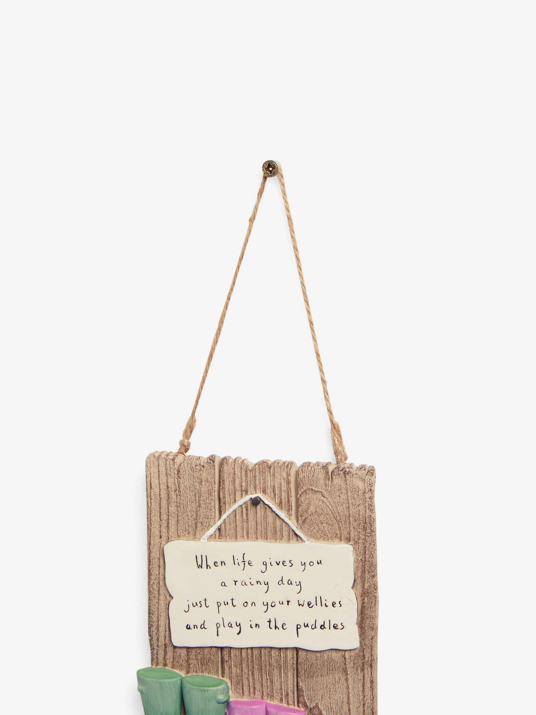 Hangdecoratie met regenlaars