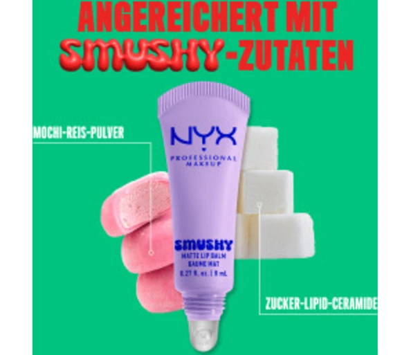 NYX Professional Makeup Smushy Matte Lip Balm LippenbalsamSugar Smush