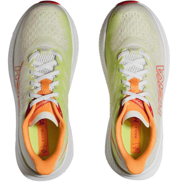 Chaussure running HOKA ONE ONE MACH 6 W WHITE / LETTUCE