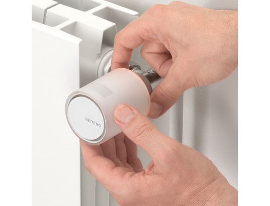 NETATMO - Thermostat intelligent NVP01-FR StarterPack-Têtes Thermost chauff collec