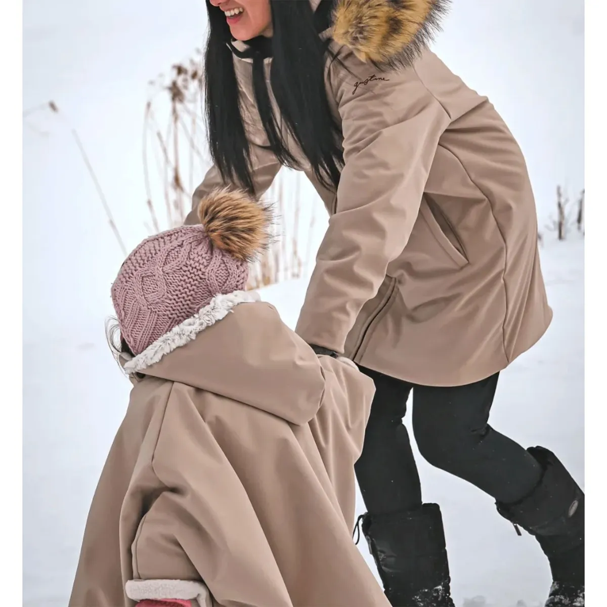Gustine Housse Siège d'Auto  Poncho 3 en 1 - Tan