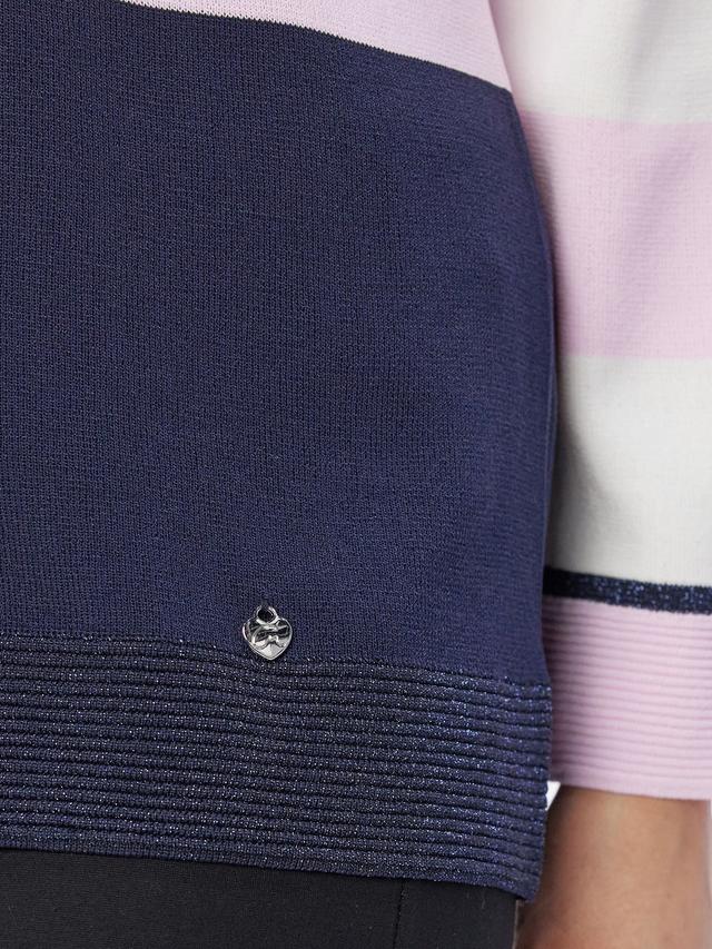 Feinstrick Pullover Streifendesign