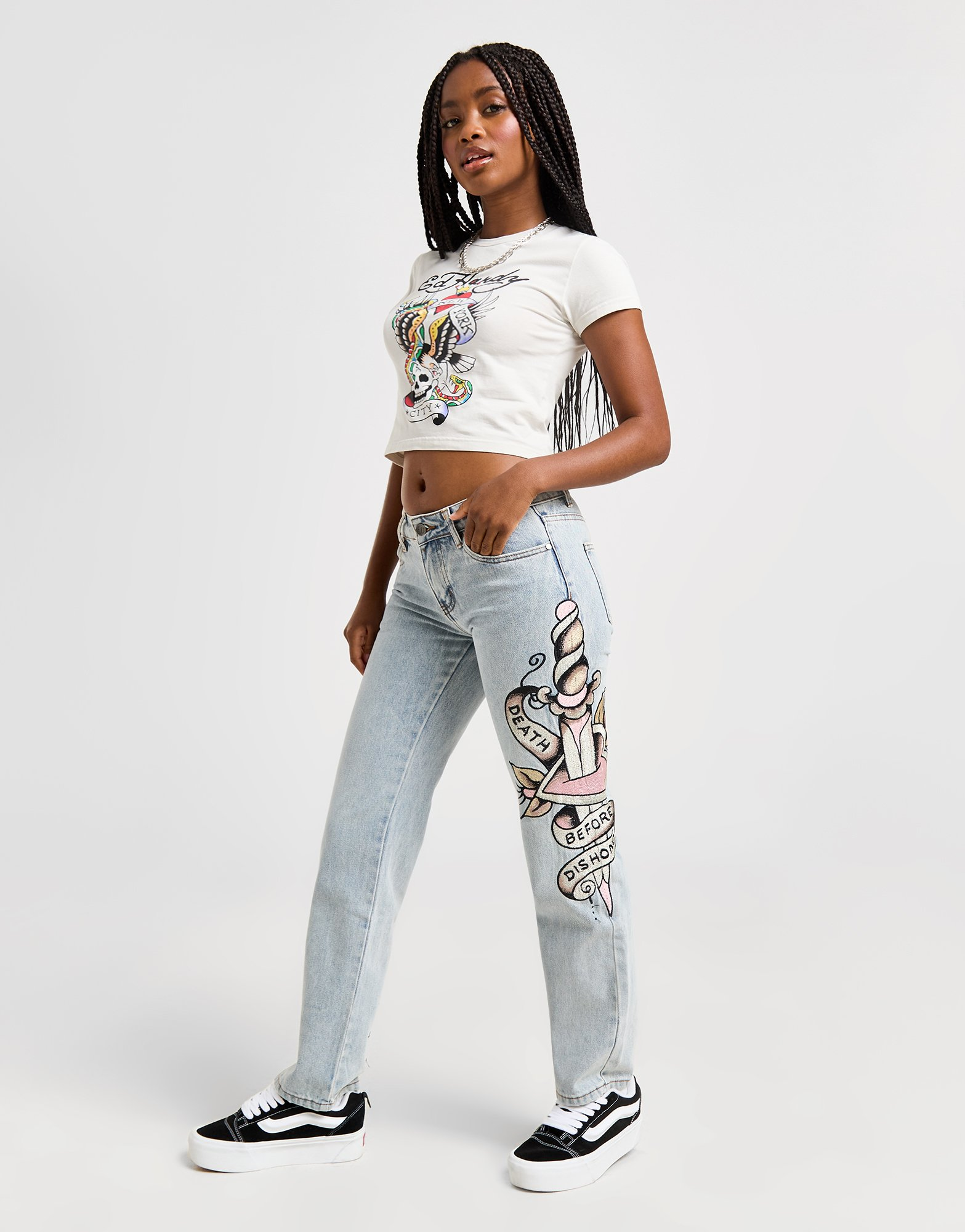 Ed Hardy Jean Dagger Straight Femme