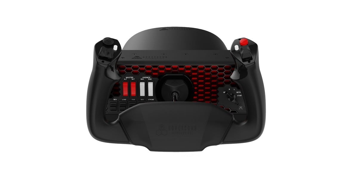 Honeycomb AeronauticalAlpha Flight Controls XPC gaming yoke  (Zwart)