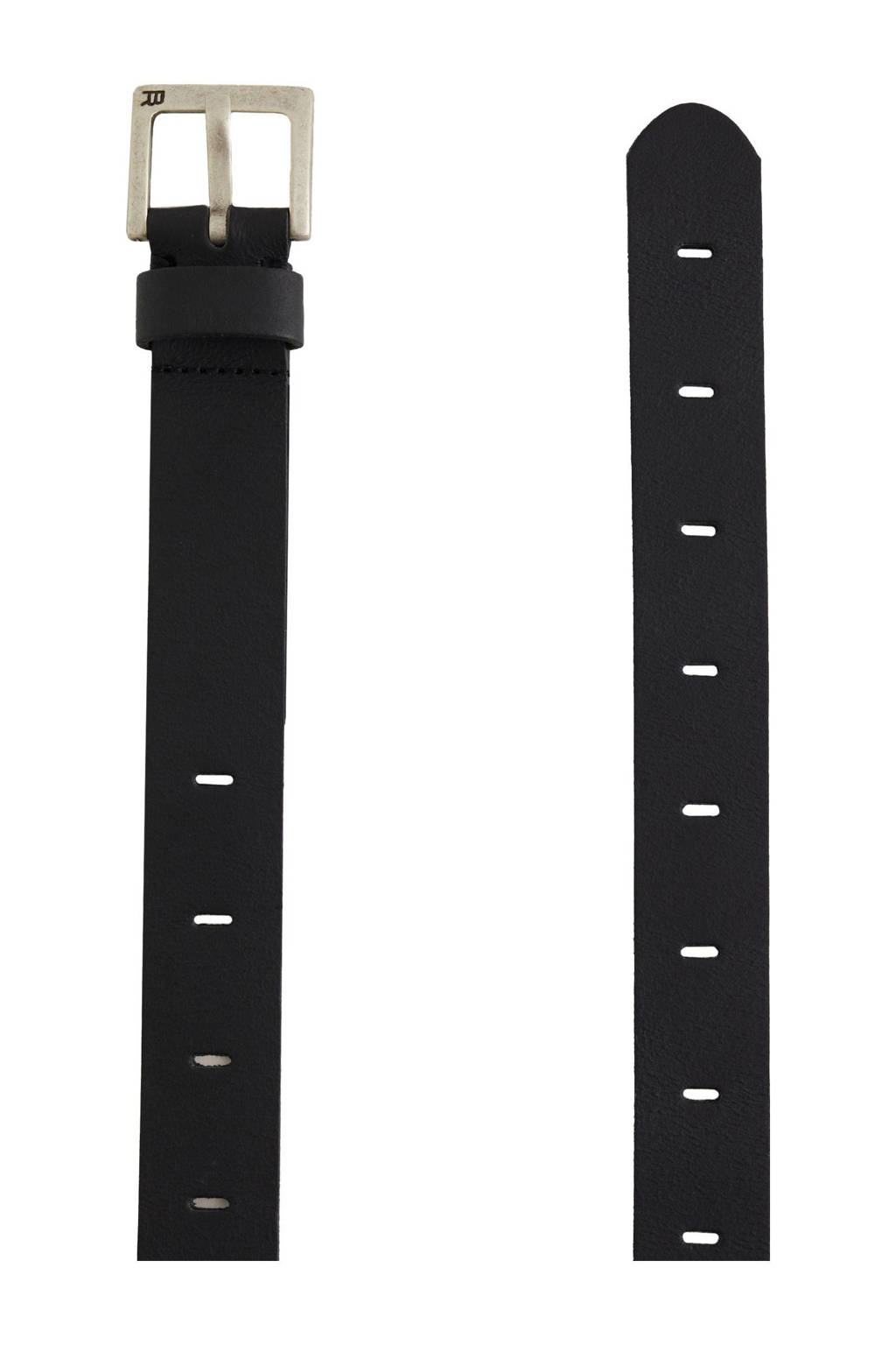 WE Fashion leren riem zwart