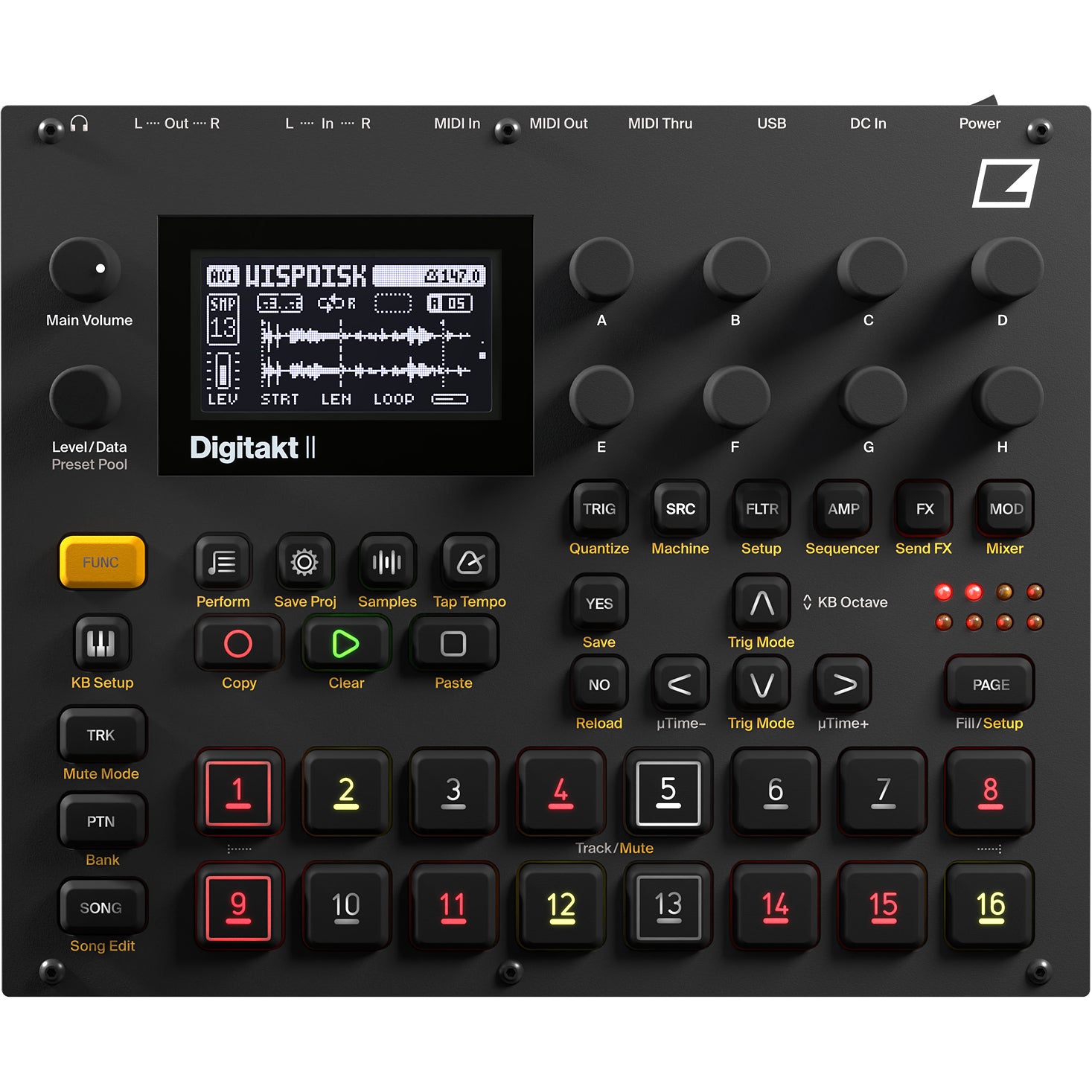 Elektron Digitakt II drumcomputer/groovebox